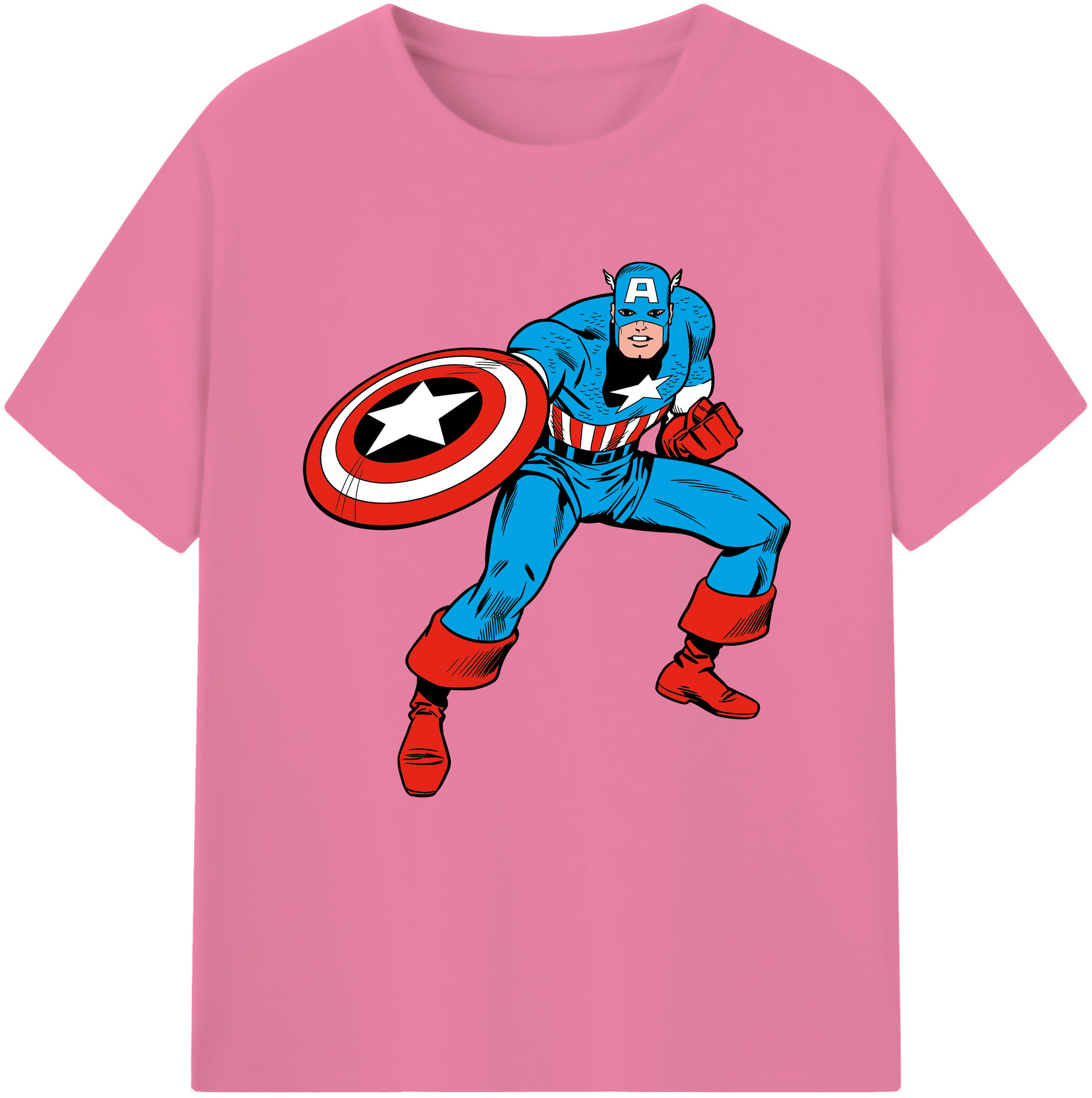 （画像用） アベンジャーズ The Avengers 綿100％半袖Tシャツ（フロントプリント）